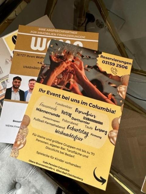 Pension Columbia Inkl. Fruehstueck Im Zentraum Bad Gleichenberg Esterno foto
